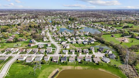 Aerial view at 4734 Deacon Lane, Indianapolis, IN