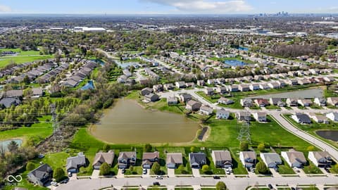 Aerial view at 4734 Deacon Lane, Indianapolis, IN
