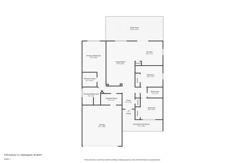 Floor Plan — 4734 Deacon Lane, Indianapolis, IN