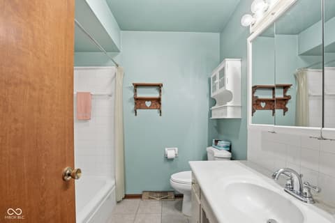 Bathroom at 494 E Keller Hill Road, Mooresville, IN