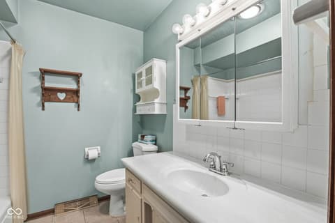 Bathroom at 494 E Keller Hill Road, Mooresville, IN