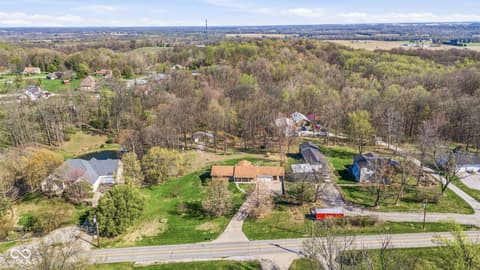 Aerial view at 494 E Keller Hill Road, Mooresville, IN
