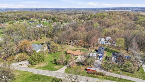 Aerial view at 494 E Keller Hill Road, Mooresville, IN