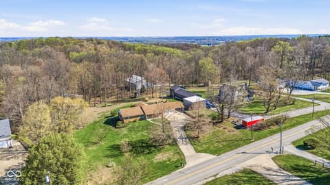 Aerial view at 494 E Keller Hill Road, Mooresville, IN