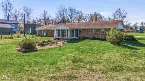 Backyard at 494 E Keller Hill Road, Mooresville, IN