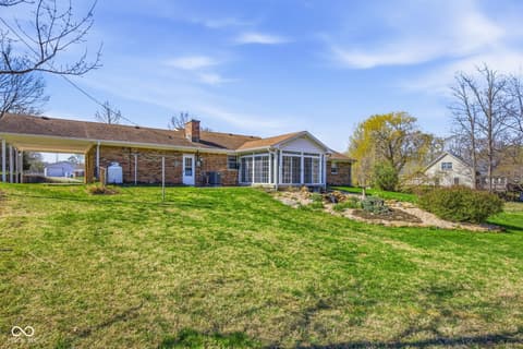 Backyard at 494 E Keller Hill Road, Mooresville, IN
