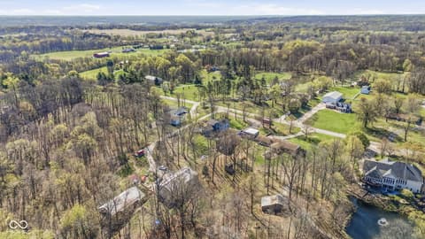 Aerial view at 494 E Keller Hill Road, Mooresville, IN