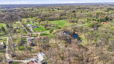 Aerial view at 494 E Keller Hill Road, Mooresville, IN