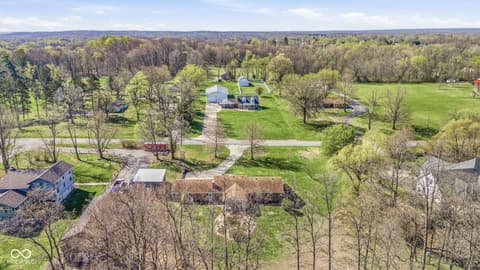 Aerial view at 494 E Keller Hill Road, Mooresville, IN