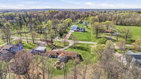 Aerial view at 494 E Keller Hill Road, Mooresville, IN