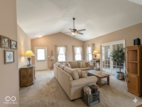 Living room at 5140 Baltustrol Drive, Avon, IN