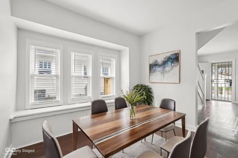 Dining room at 1539 N Rural Street, Indianapolis, IN