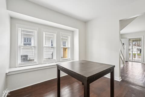 Dining room at 1539 N Rural Street, Indianapolis, IN