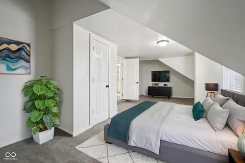 Bedroom at 1539 N Rural Street, Indianapolis, IN