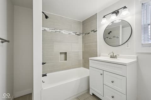 Bathroom at 1539 N Rural Street, Indianapolis, IN