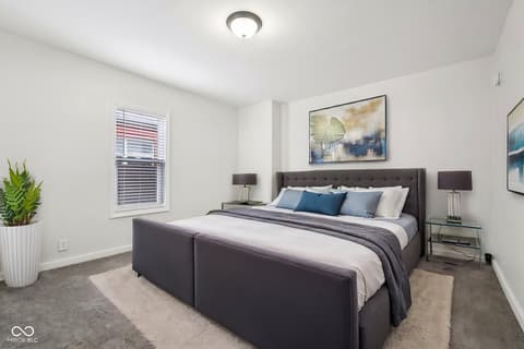 Bedroom at 1539 N Rural Street, Indianapolis, IN