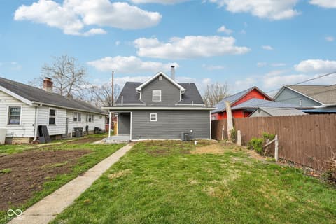 Backyard at 1539 N Rural Street, Indianapolis, IN