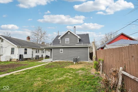 Backyard at 1539 N Rural Street, Indianapolis, IN