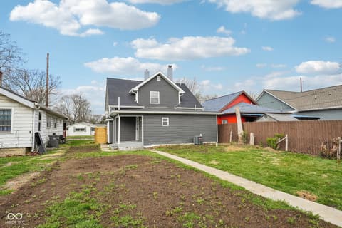Backyard at 1539 N Rural Street, Indianapolis, IN