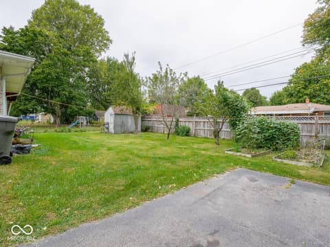Yard at 2326 E Banta Road, Indianapolis, IN