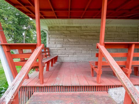 Outdoor living area at 2326 E Banta Road, Indianapolis, IN