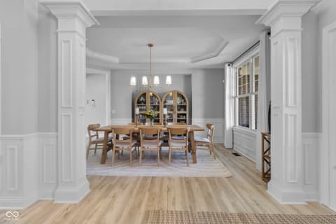 Dining room at 4173 Kattman Court, Carmel, IN