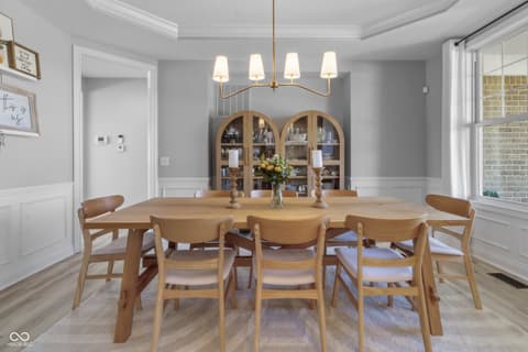 Dining room at 4173 Kattman Court, Carmel, IN