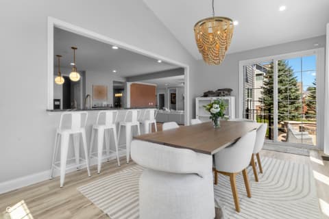 Dining room at 4173 Kattman Court, Carmel, IN