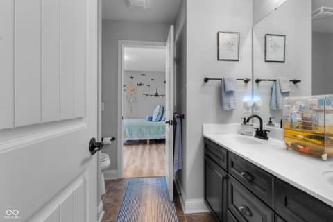 Bathroom at 4173 Kattman Court, Carmel, IN