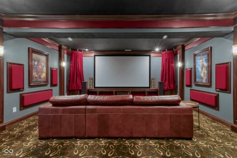 Media Room — 4173 Kattman Court, Carmel, IN