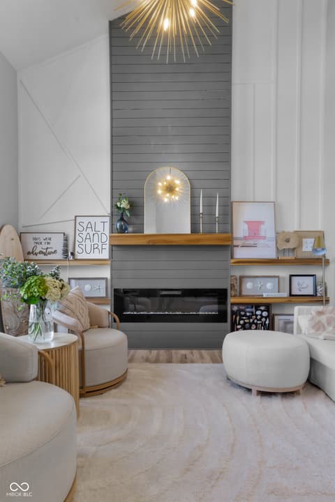 Living room at 4173 Kattman Court, Carmel, IN