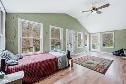 Bedroom at 440 Daugherty Road, Nashville, IN