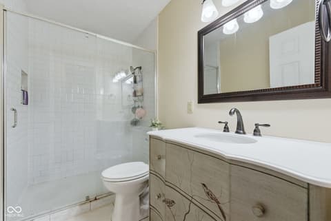 Bathroom at 440 Daugherty Road, Nashville, IN
