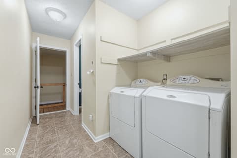 Laundry room at 440 Daugherty Road, Nashville, IN