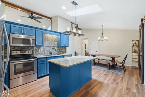 Kitchen at 440 Daugherty Road, Nashville, IN