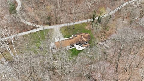 Aerial view at 440 Daugherty Road, Nashville, IN