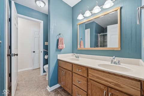 Bathroom at 440 Daugherty Road, Nashville, IN
