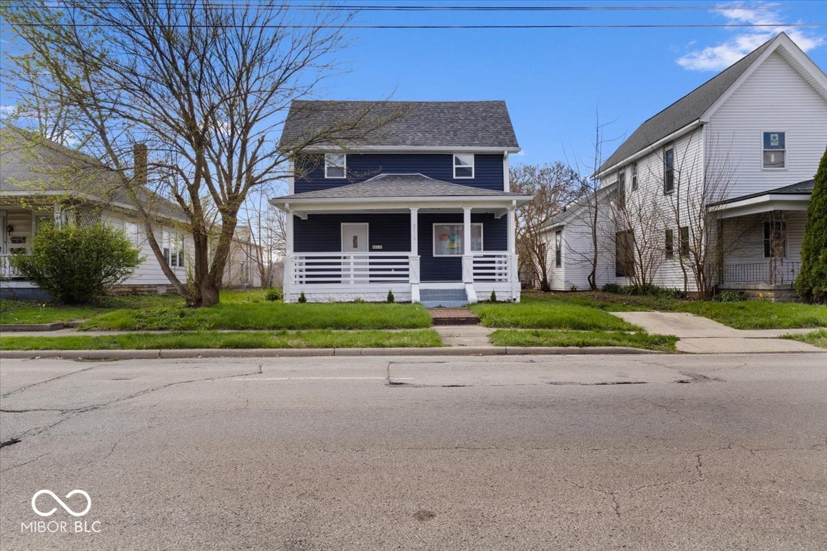 Front exterior at 2119 Central Avenue, Anderson, IN
