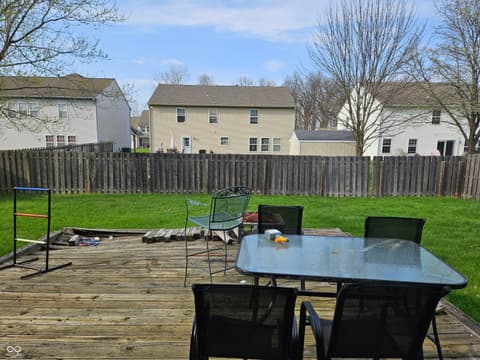 Outdoor living area at 11238 E Birdsong Place, Indianapolis, IN
