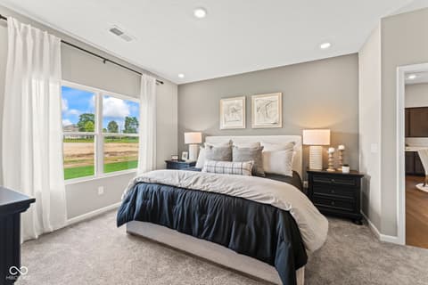 Primary bedroom at 158 Luna Place, Shelbyville, IN