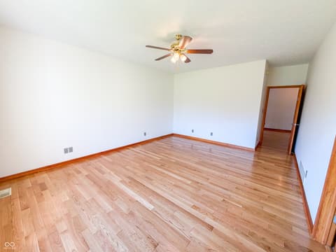 Primary bedroom at 3861 E 300 N, Crawfordsville, IN