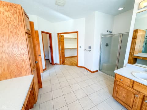 Bathroom at 3861 E 300 N, Crawfordsville, IN