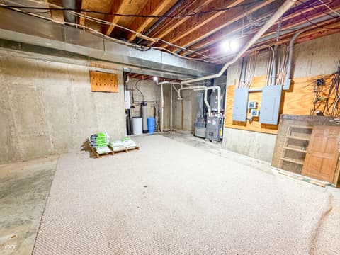 Basement at 3861 E 300 N, Crawfordsville, IN