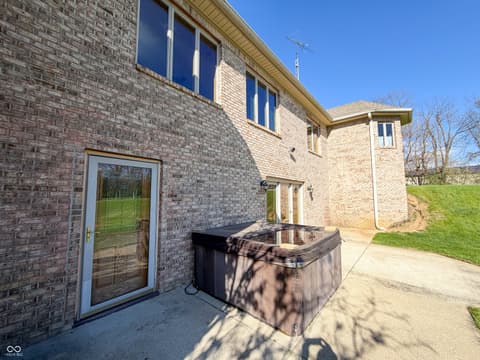 Outdoor living area at 3861 E 300 N, Crawfordsville, IN
