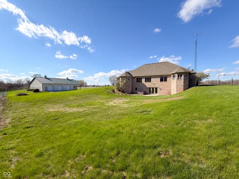 Backyard at 3861 E 300 N, Crawfordsville, IN