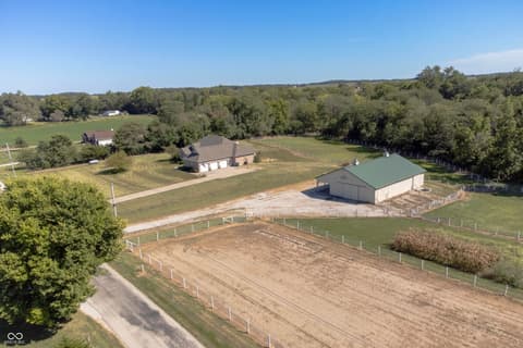 Aerial view at 3861 E 300 N, Crawfordsville, IN