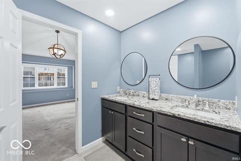 Bathroom at 3501 W Wheatfield Lane, Muncie, IN