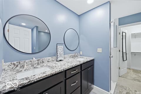 Bathroom at 3501 W Wheatfield Lane, Muncie, IN