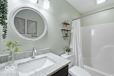 Bathroom at 3501 W Wheatfield Lane, Muncie, IN