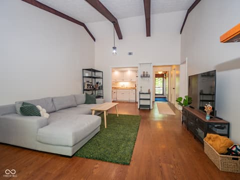 Living room at 4251 Woodsage Trace, Indianapolis, IN